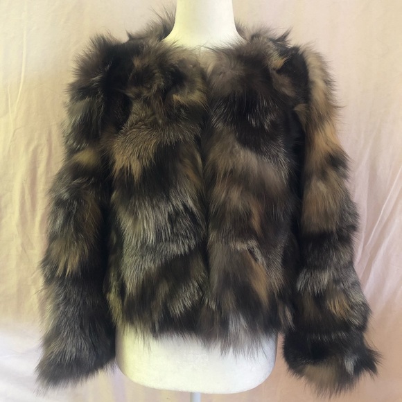 SOLD REAL Fox Fur Jacket - Picture 1 of 6
